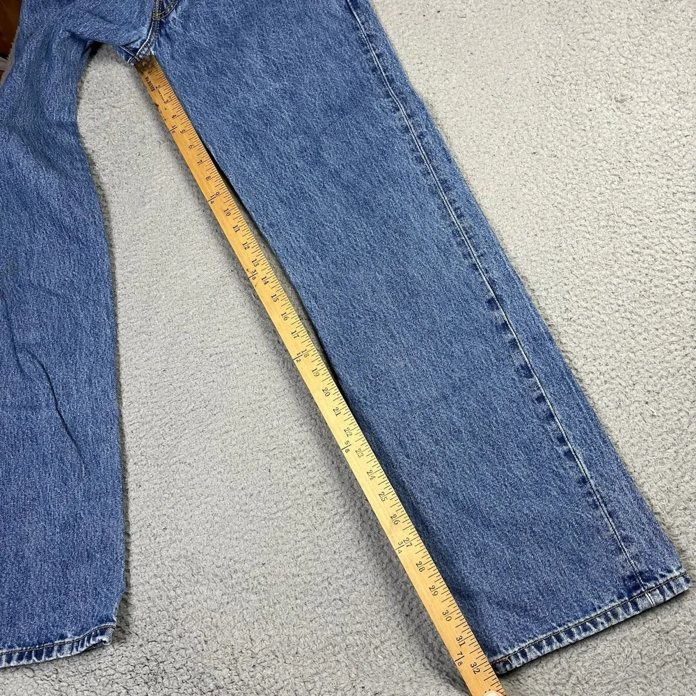 Levi's 501XX Blue Denim Straight Jeans Button Fly Regular Fit 5-Pocket Men 34x34